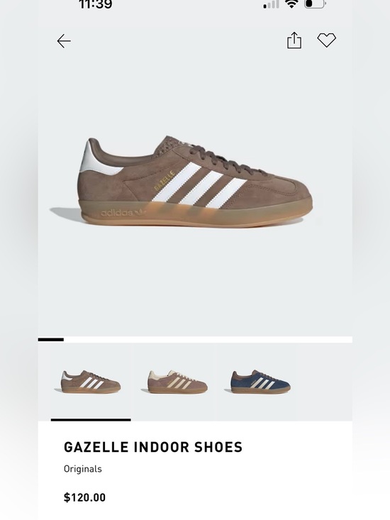 adidas Originals Other - Adidas Gazelle indoor brown men’s 9.5 like new with original box